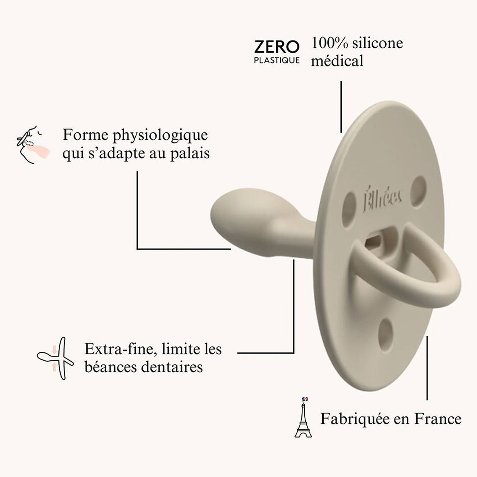 Avis Sucette Physiologique ChooChoo Blush - 0/6 Mois
