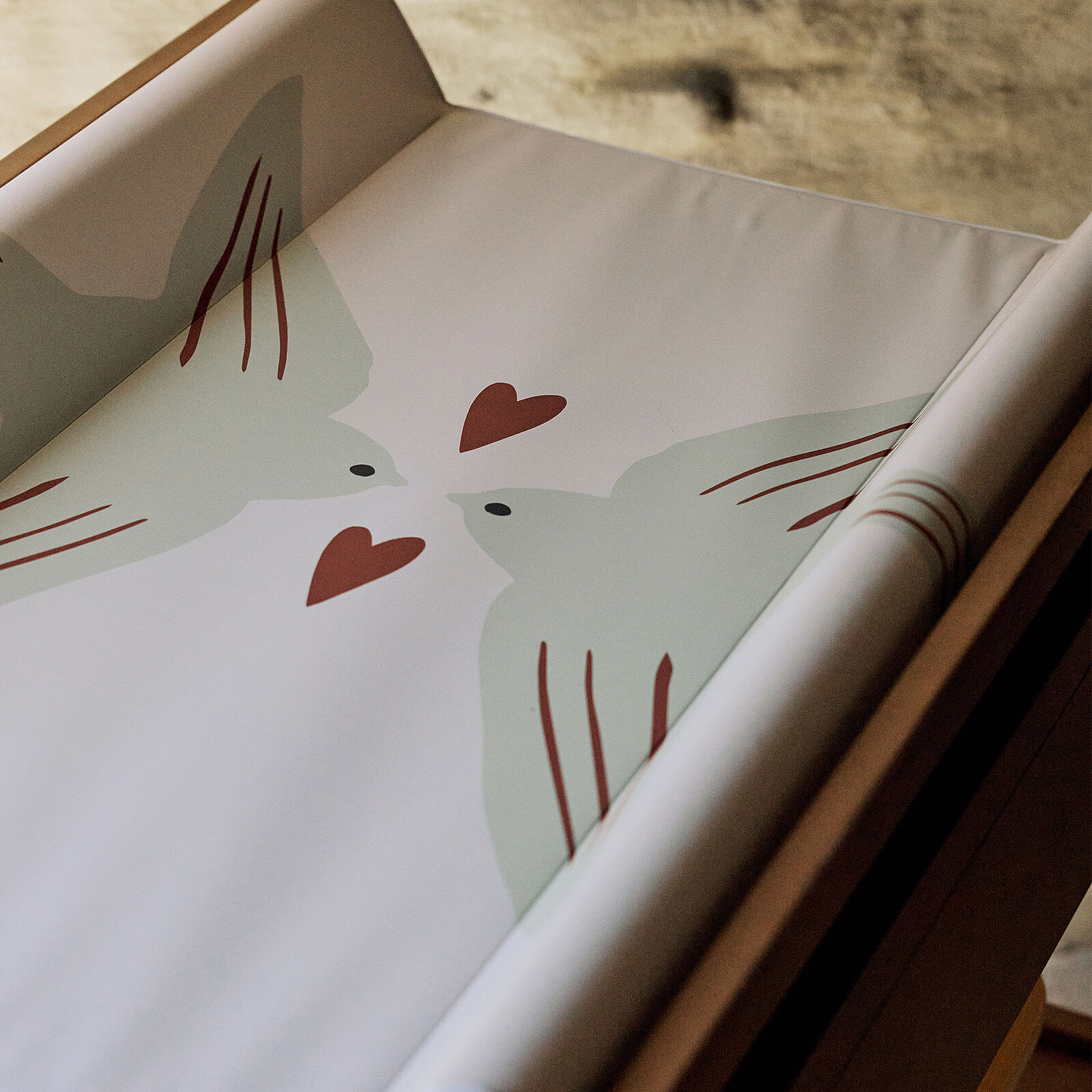 Matelas et housse à langer