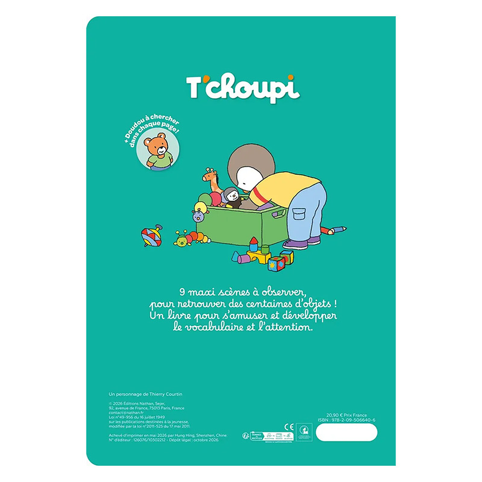 Maxi Cherche et Trouve T'choupi pas cher
