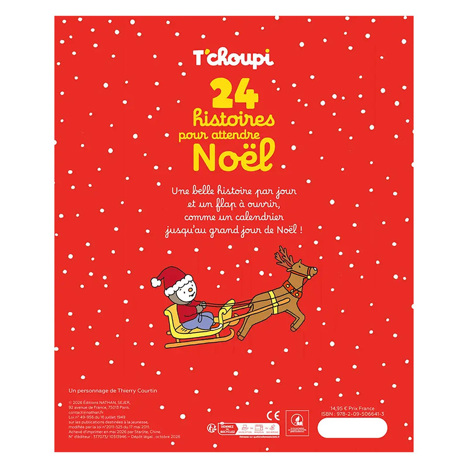 T'choupi 24 Histoires pour Attendre Noël pas cher