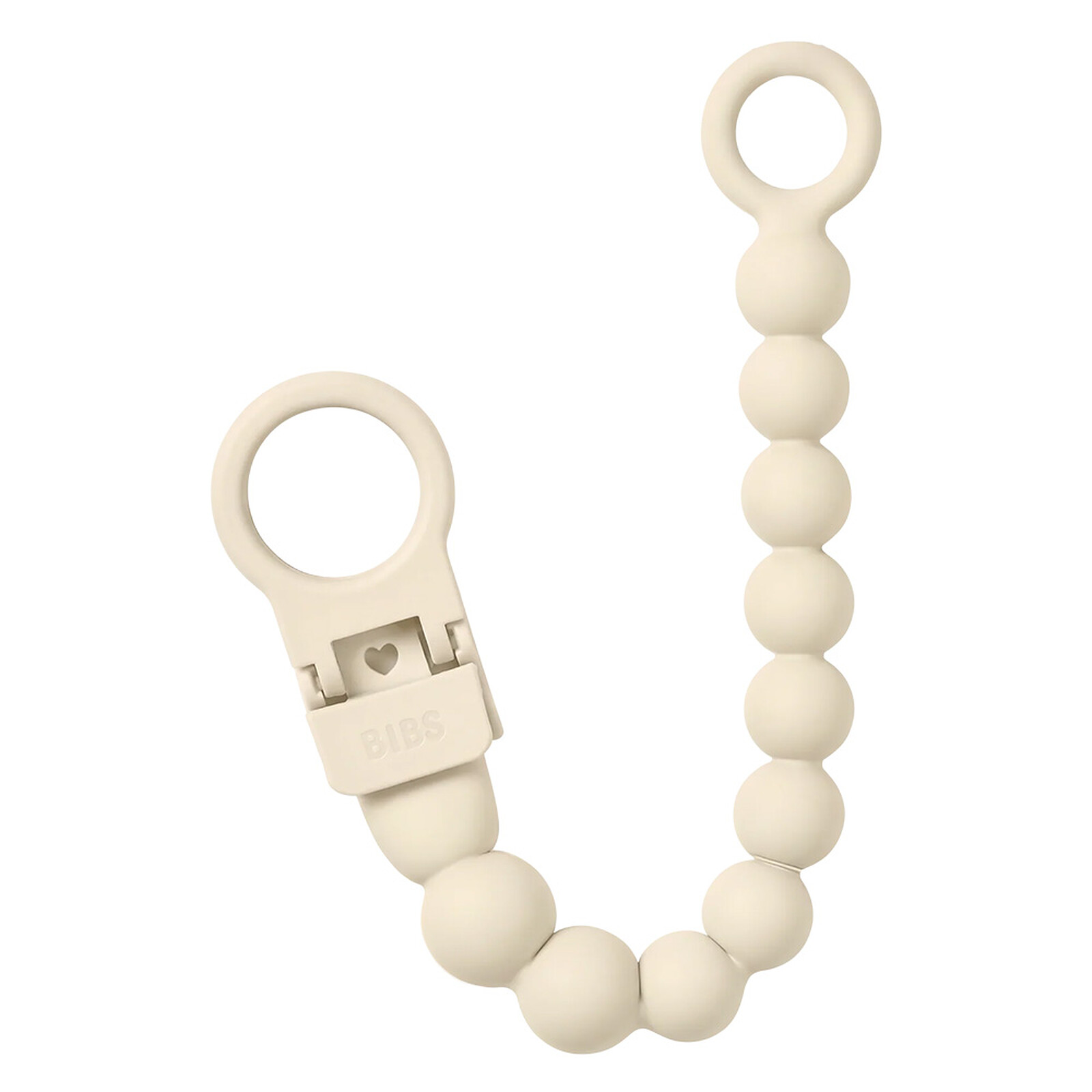 Attache Sucette Perlée - Ivory Bibs