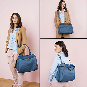 Sac à Langer Glam Rosie - Bleu
