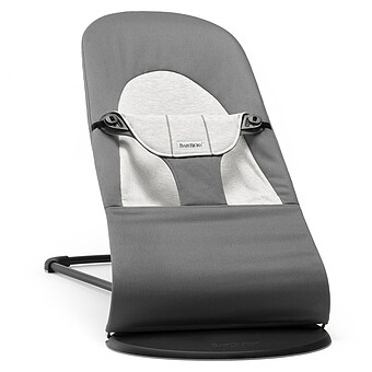 Transat Balance Soft Coton Jersey - Gris foncé et Gris BabyBjörn