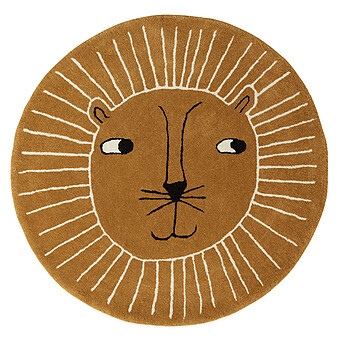 Tapis Lion Caramel - Ø 95 cm OYOY