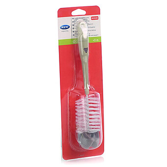Goupillon Double Usage Brosse et Eponge - Beige