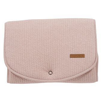 Matelas à Langer de Voyage Pure - Pink Little Dutch