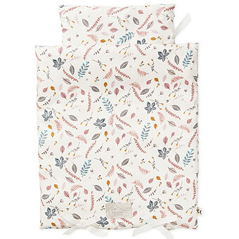 Draps pour Lit de Poupée - Pressed Leaves Rose Camcam Copenhagen