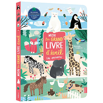 Mon Très Grand Livre d'Eveil - Les Saisons de Michelle Carlslund Auzou