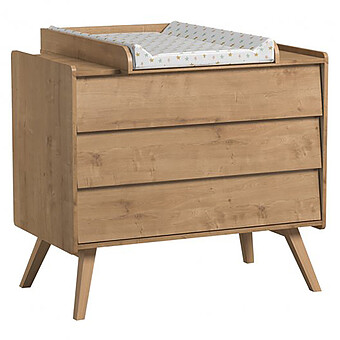 Bonne Affaire - Commode et Plan à Langer Vintage - Chêne Vox Meubles