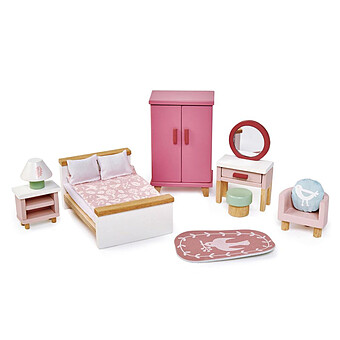Meubles de Poupées Chambre à Coucher Tender Leaf Toys