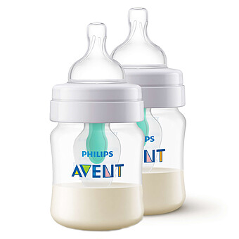 Lot de 2 Biberons Anti-colic avec Valve AirFree - 125 ml Philips Avent