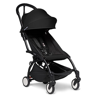 Poussette Compacte YOYO² 6+ Chassis Noir - Noir BABYZEN