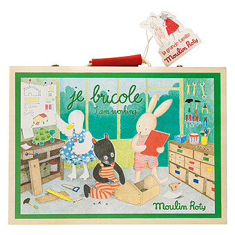 Valise Je Bricole - La Grande Famille Moulin Roty