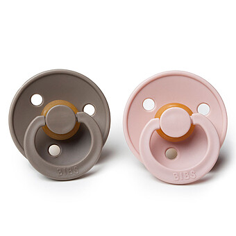Lot de 2 Sucettes Blush et Dark Oak - 0/6 Mois