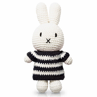 Miffy Rayures Noires et Blanches - Moyen Just Dutch