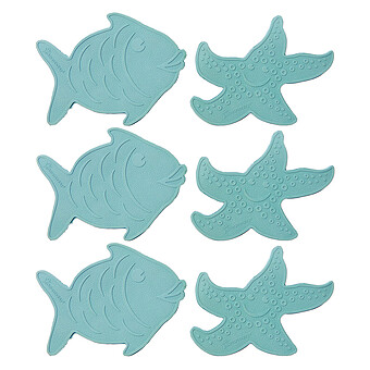 Lot de 6 Ventouses Antidérapantes - Coloris Aléatoire Dreambaby