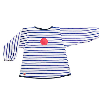 Tablier Bavoir - Blue Stripes BabyToLove