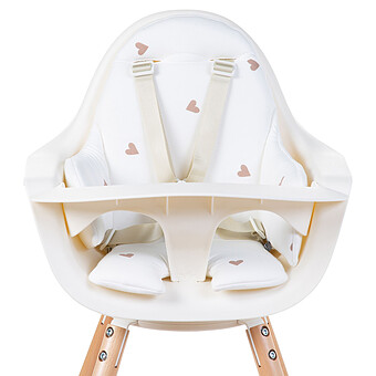 Coussin de Chaise Haute Jersey - Hearts Childhome