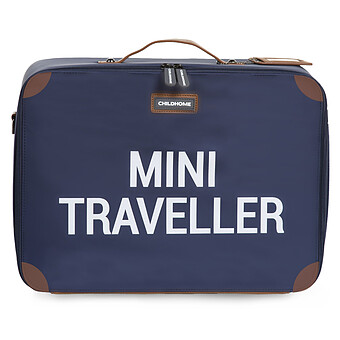 Valise Mini Traveller - Marine et Blanc Childhome