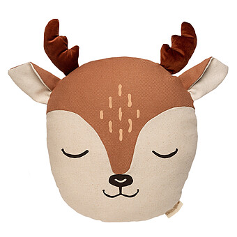 Coussin Renne - Sienna Brown Nobodinoz