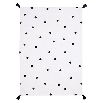 Tapis Pois Noirs - 120 x 170 cm Lilipinso