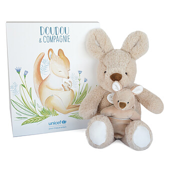 Peluche Kangourou UNICEF Bébé & Moi Doudou et Compagnie