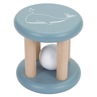Hochet Boule en Bois Ocean Little Dutch