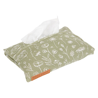 Housse pour Lingettes Wild Flowers - Olive Little Dutch