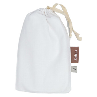 Taie d'Oreiller en Coton Bio Blanc - 40 x 60 cm Kadolis