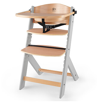 Chaise Haute ENOCK - Naturel et Gris Kinderkraft