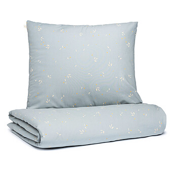 Parure de Lit Himalaya Willow Soft Blue - 150 x 200 cm Nobodinoz