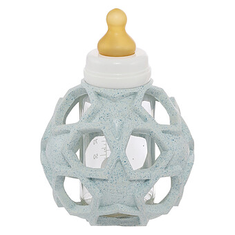 Biberon et Star Ball 2-en-1 - Blue HEVEA