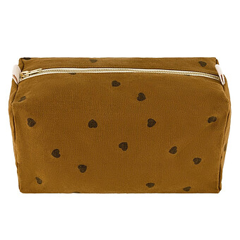 Trousse de Toilette Vic - Cumin Coeurs Noirs