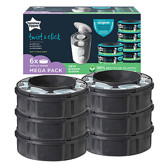 Lot de 6 Recharges Twist & Click Tommee Tippee