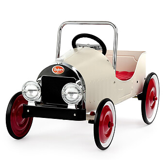 Voiture à Pédales Classic - Blanc Baghera