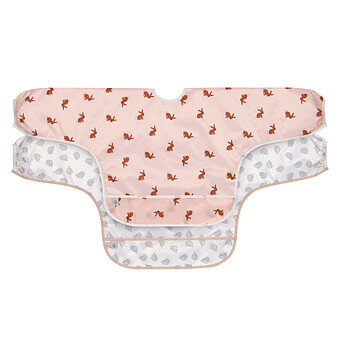 Lot de 2 Bavoirs à Manches Longues Little Forest Lapin - 6/24 Mois LÄSSIG