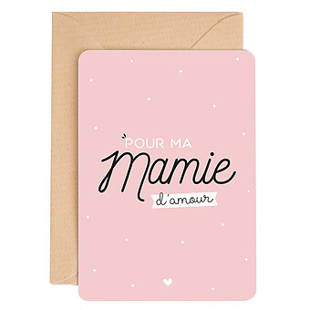 Carte pour ma Mamie d'Amour Manahia