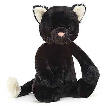 Bashful Black Kitten - Medium Jellycat
