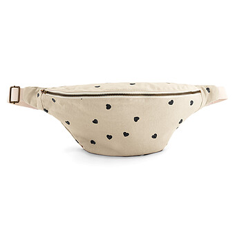 Sac Banane - Sable Coeurs Noirs