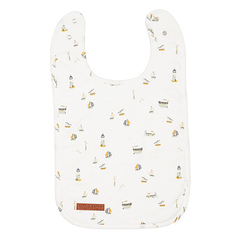 Bavoir Sailors Bay - White Little Dutch