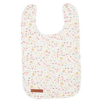 Bavoir Flowers & Butterflies - Pink Little Dutch