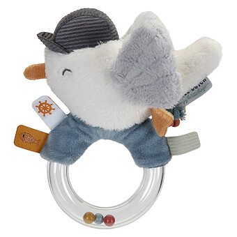 Hochet Mouette Sailors Bay - Bleu Little Dutch