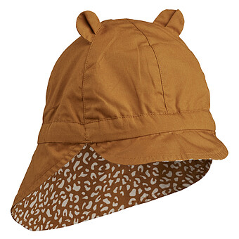Chapeau Réversible Gorm Mini Leo Golden Caramel - 0/3 Mois