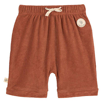 Short en Tissu Eponge Rouille - 3/6 Mois LÄSSIG