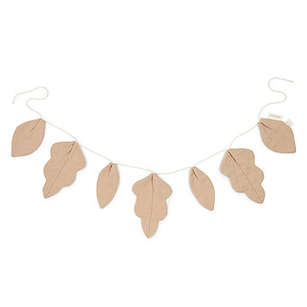 Guirlande Feuilles Lin Français - Sand Nobodinoz