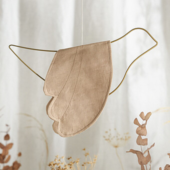 Mobile Oiseau Lin Français - Sand
