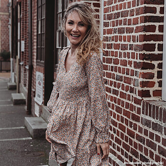 Robe d'Allaitement Liber'tits Just Mama Fleurs - XL