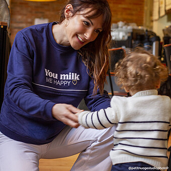 Sweat d'Allaitement You Milk Me Happy - XL