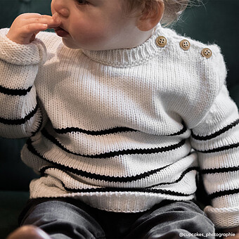 Pull Marinière Bébé La Mèrinière - 6 Mois You&Milk