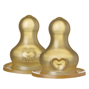 Lot de 2 Tétines - Débit Moyen Bibs